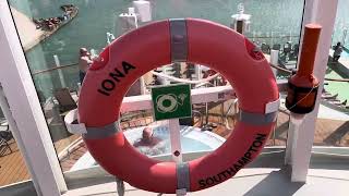 Welcome aboard the PampO Cruise IONA Southampton Ocean Cruise Terminal Part 14 [upl. by Atalya]