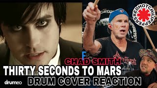 Thirty Seconds To Mars Chad Smith Drum Cover  The Kill Bury Me Reaction [upl. by Naryb332]