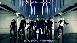 HDMV DBSK 동방신기  Wrong Number Engsubromani [upl. by Ettena627]