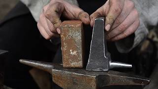 Making 3 viking stump anvils for blacksmithing [upl. by Edison]