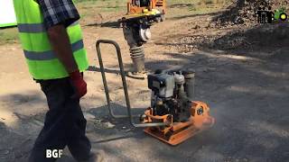 Wacker Neuson DPS 2040 Start up and Working  DIESEL engine [upl. by Krefetz]