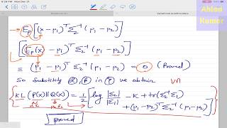 Deep Learning 20 2 Variational AutoEncoder  Explaining KL KullbackLeibler Divergence [upl. by Bast187]