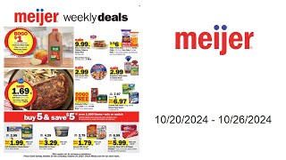 Meijer Weekly Ad US  10202024  10262024 [upl. by Cannon334]