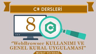 C Ders 8 WebBrowser kullanımı ve Genel Tekrar Uygulaması [upl. by Ilera]