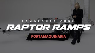 Remolque Porta Maquinaria RAPTOR RAMPS [upl. by Gunar658]