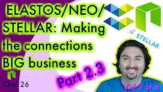 NEO Crypto News Part 23 Making BIG Connections with NEO ELASTOS STELLAR  BlockchainBrad [upl. by Alyl]