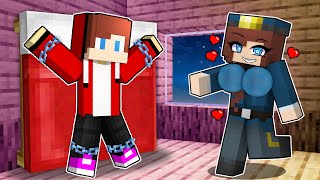 Police GIRL Kidnapped JJ in Minecraft Challenge  Maizen JJ and Mikey [upl. by Brouwer]