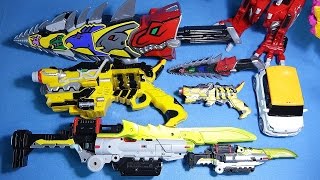 파워레인저 다이노포스 미니 amp 켄트로스파이커 가브리볼버 가브칼리버 장난감 Power Rangers Dino Charge toy [upl. by Emmett146]