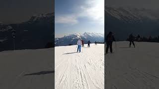 MAYRHOFEN Zillertal Austria  Favourite Blue Ski Run  Spring March 2022  GoPro Hero 8 [upl. by Crotty]