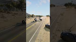 Realistic Highway Car Crashes 69 [upl. by Nahsrad]