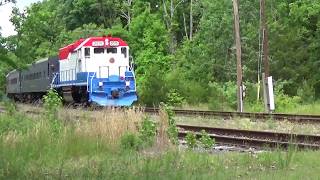 Richland Village Festival Cape May Seashore Lines with Two LOUD CabMounted Leslie RS3L Horns [upl. by Kania477]