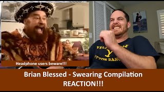 American Reacts to BRIAN BLESSED Swearing Compilation REACTION [upl. by Allecnirp]