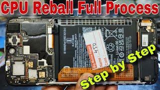 CPU Reball Full Process  POCO M4 CPU Reballing [upl. by Anaitsirhc]