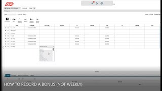 ADP How To Record A Bonus Not Weekly [upl. by Doubler]