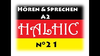 Hören und Sprechen A2 n°21 [upl. by Lerret424]