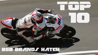 BSB TOP 10 Rapid Honda  Franco Bourne on form at Brands Hatch GP Crash and Engine blow up aside [upl. by Anauqat]