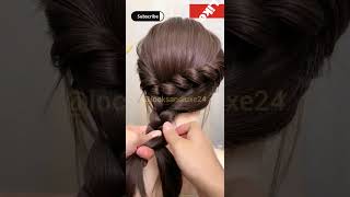 Easy Twist and Band Braid Hairstyle  Twist and Band Braid Hairstyle Tutoriaeasy hair stylinghair [upl. by Schwerin738]