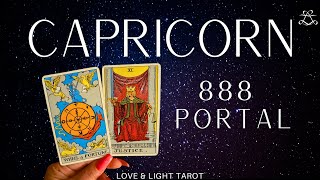 Capricorn♑️ 888 Portal✨️ Windfall Of Abundance amp Good Fortune [upl. by Yllas]