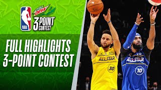 MtnDew3PT​ Contest Full Highlights  2021 NBAAllStar [upl. by Gilburt]