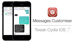 Tweak Cydia iOS 7  Messages Customiser • Personnaliser votre application Messages sous liOS 7 [upl. by Almallah]