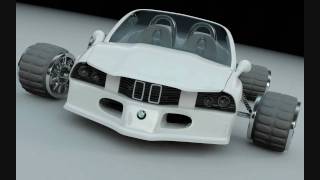 BMW Michelin 3ds max car project [upl. by Bowra]