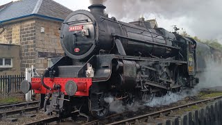 44806 erupting out of Grosmont with a whistle 131024 [upl. by Warrick]