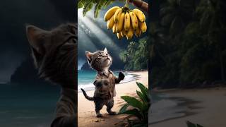 Kitten stranded on an island 🐱 cat cute sad emotional short [upl. by Rebmak258]