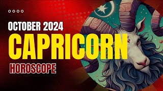 Capricorn October 2024 Horoscope New Beginnings Career Growth amp Halloween Vibes [upl. by Daggett]