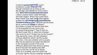 Hamlet Act 3 Scene 3 walkthrough part 1 [upl. by Nared916]