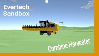 Evertech Sandbox Building Combine Harvester UNLOCKED [upl. by Yelah]