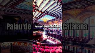 Palau de la Música Catalana en Barcelona music musica musicvideo musicgenre musician good [upl. by Llewoh]