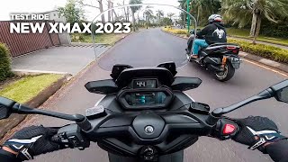 TEST RIDE NEW YAMAHA XMAX 2023 [upl. by Asselim]