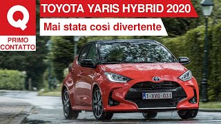 Nuova Toyota Yaris Hybrid ecco come va [upl. by Ekaterina]