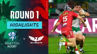 Benetton v Scarlets  Highlights  Round 1  URC 202425 [upl. by Shaw]