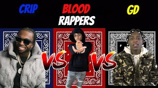 NY Drill  Crip Vs Blood Vs GD Rappers [upl. by Evadne]