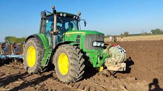 John Deere 6830 Premium amp Pentavomere Lemken  Sound [upl. by Younglove]