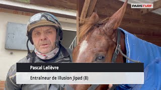 Pascal Lelièvre entraîneur de Illusion Jipad Lundi 1er janvier à ParisVincennes [upl. by Nykal]