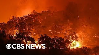 Wildfire near Sacramento California torches more than 2000 acres [upl. by Violet657]