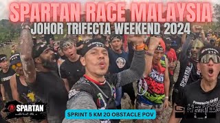 POV SPARTAN RACE MALAYSIA JOHOR TRIFECTA WEEKEND 2024 powered by GoPro [upl. by Townsend]