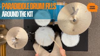 Paradiddle Drum Fills Around the Kit [upl. by Aidualc]