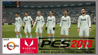 PES 2013  ATHLON 3000G  RADEON VEGA GRAPHICS 3  8GB RAM  Gameplay Español [upl. by Swamy]