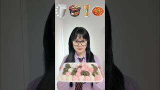 꿀떡 이모티콘먹방🍡😋Rice cake emoticon mukbang funny shorts [upl. by Chariot]