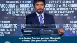 Margarito se burla del entrenador de Pacquiao [upl. by Adnilre31]