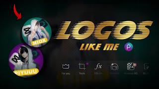 how to make this type of logo for editing channel 202425 [upl. by Goldia]