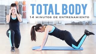 TOTAL BODY TONIFICA TU CUERPO  Ideal para principiantes 14 minutos [upl. by Giffard]