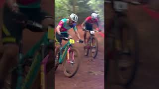 🔙 to Araxá 🇧🇷 and this thrilling finish in the Men Elite XCO race 😱 MountainBike MTB XCO [upl. by Nitsew]