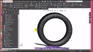 Modélisation dun pneu sur Solidworks 1 [upl. by Venditti]