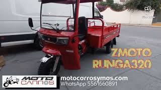 MOTOCARRO ZMOTO RUNGA 320cc 1TON motocarrosymascom [upl. by Alfi]