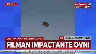 Filman impresionante OVNI en el cielo de Estados Unidos [upl. by Onitnas]