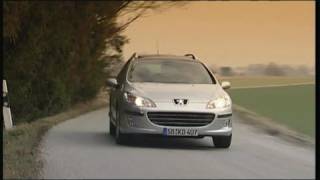 Peugeot 407 SW 20 HDI 136HP acceleration [upl. by Acissaj]